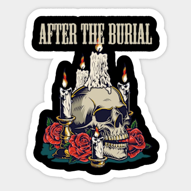 AFTER THE BURIAL VTG Sticker by phsyc_studio